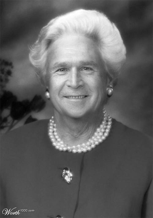 George W bush as a woman